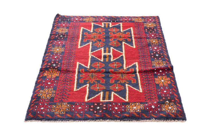 2' 10 x 4' 10 Hand Knotted Balouch Persian Wool Rug