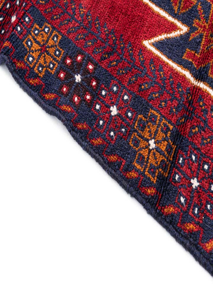 2' 10 x 4' 10 Hand Knotted Balouch Persian Wool Rug