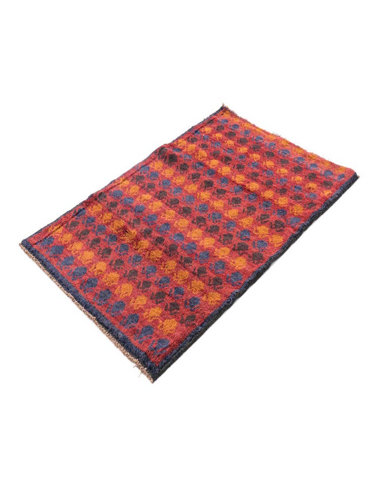 Detail image of 2' 10 x 4' 7  Hand Knotted Balouch Persian Wool Rug