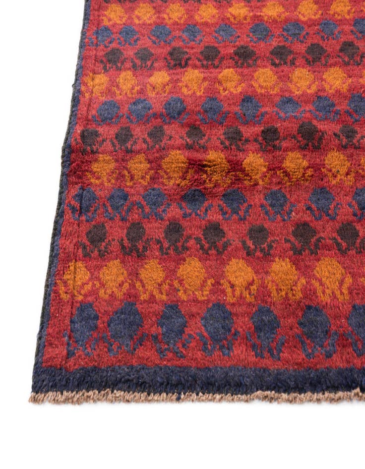 Detail image of 2' 10 x 4' 7  Hand Knotted Balouch Persian Wool Rug