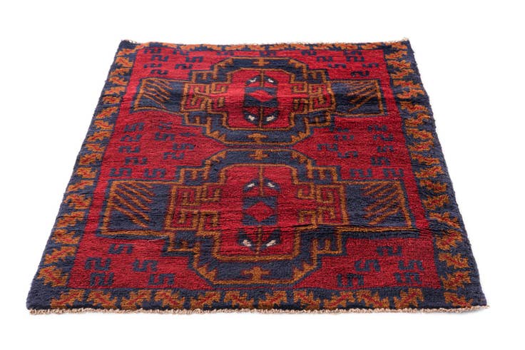 Detail image of 3' x 4' 5 Hand Knotted Balouch Persian Wool Rug