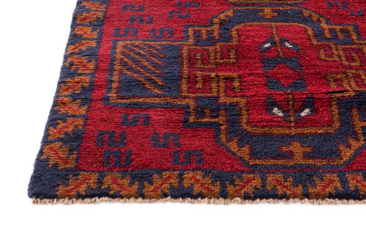 3' x 4' 5 Hand Knotted Balouch Persian Wool Rug