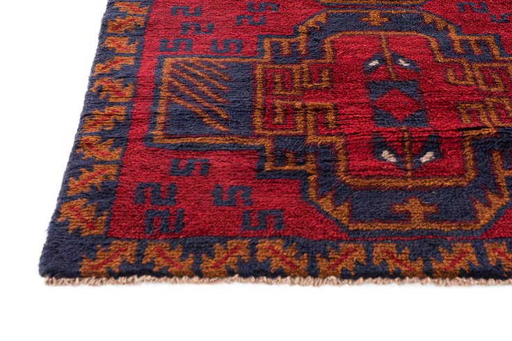 Detail image of 3' x 4' 5 Hand Knotted Balouch Persian Wool Rug