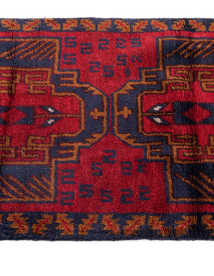 Detail image of 3' x 4' 5  Hand Knotted Balouch Persian Wool Rug