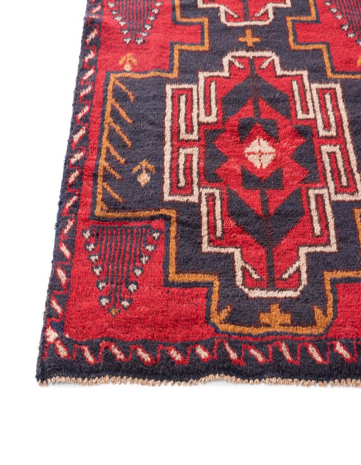 Detail image of 2' 9 x 4' 8  Hand Knotted Balouch Persian Wool Rug