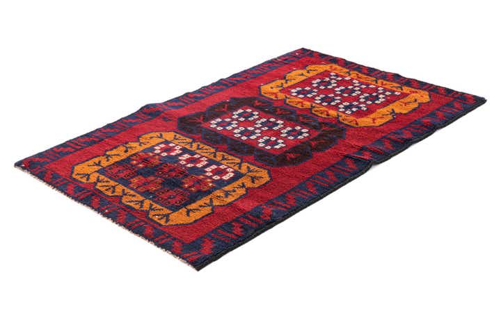 2' 10 x 4' 5 Hand Knotted Balouch Persian Wool Rug