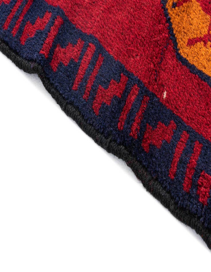 Detail image of 2' 10 x 4' 5  Hand Knotted Balouch Persian Wool Rug