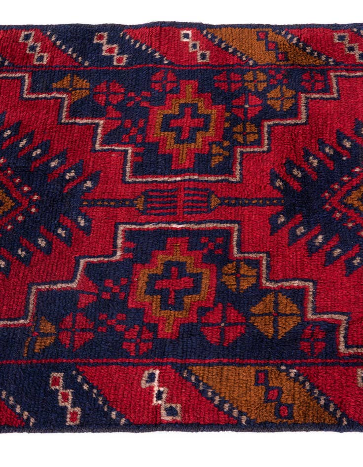 Detail image of 2' 8 x 5' Hand Knotted Balouch Persian Wool Rug