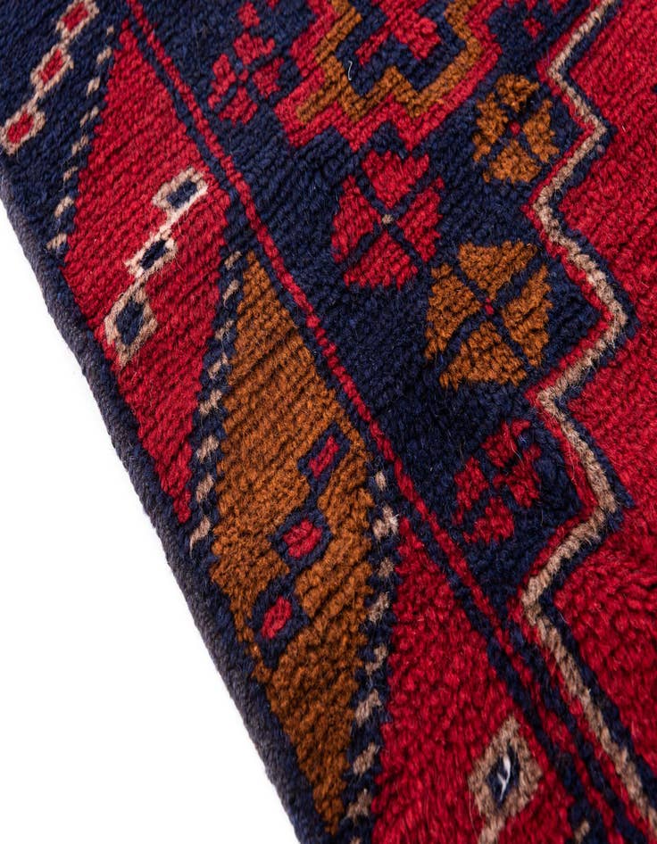 Detail image of 2' 8 x 5' Hand Knotted Balouch Persian Wool Rug