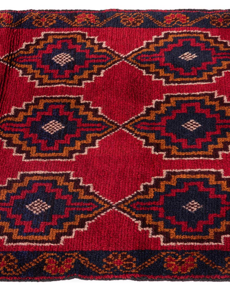 Detail image of 2' 9 x 4' 7  Hand Knotted Balouch Persian Wool Rug