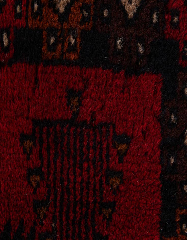 Detail image of 2' 10 x 4' 8  Hand Knotted Balouch Persian Wool Rug