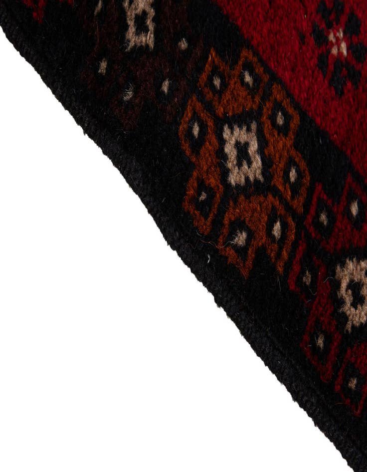 Detail image of 2' 10 x 4' 8  Hand Knotted Balouch Persian Wool Rug