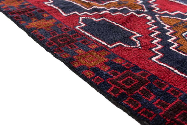 3' x 4' 6 Hand Knotted Balouch Persian Wool Rug