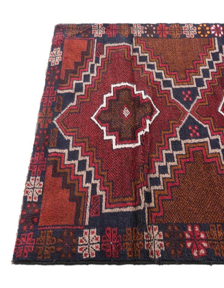 Detail image of 2' 10 x 4' 10  Hand Knotted Balouch Persian Wool Rug