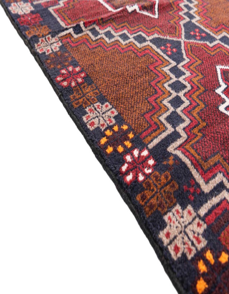 Detail image of 2' 10 x 4' 10  Hand Knotted Balouch Persian Wool Rug
