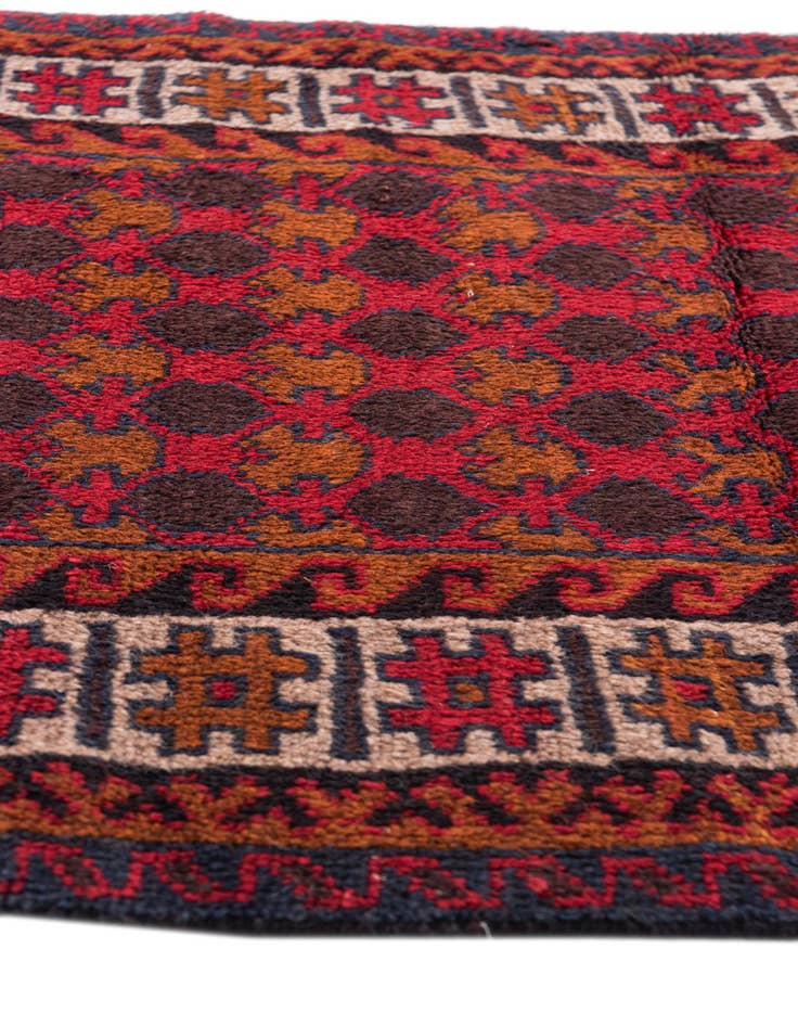 Detail image of 2' 10 x 4' 7  Hand Knotted Balouch Persian Wool Rug