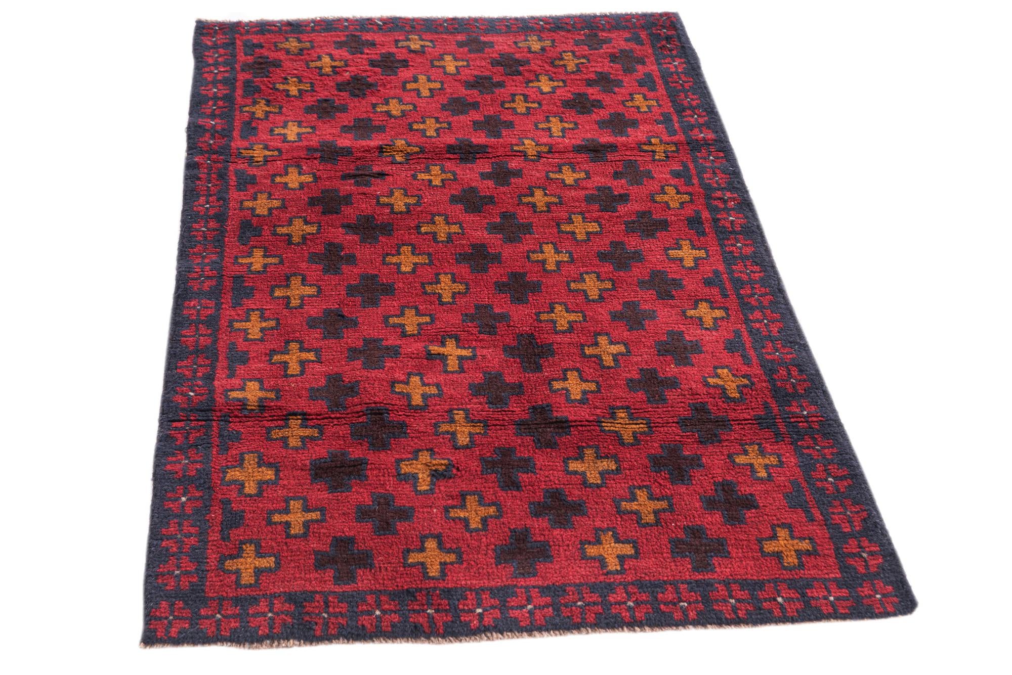 85cm x 135cm Hand Knotted Balouch Persian Wool Rug