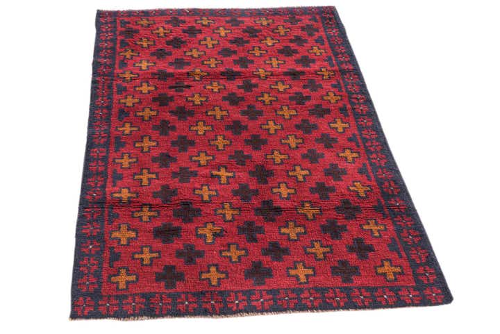 85cm x 135cm anudado a mano Balouch Alfombra Persa Lana