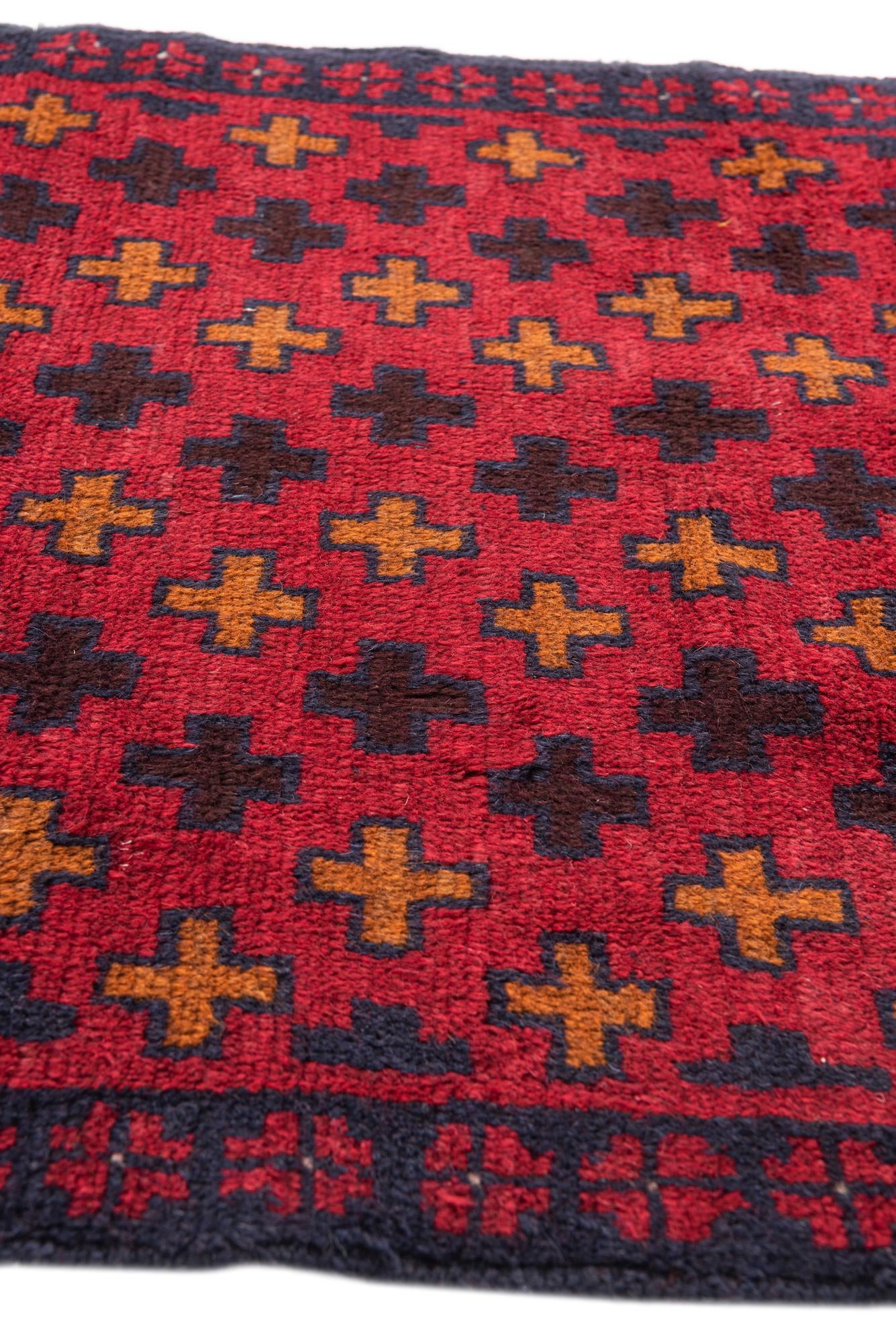 85cm x 135cm Hand Knotted Balouch Persian Wool Rug