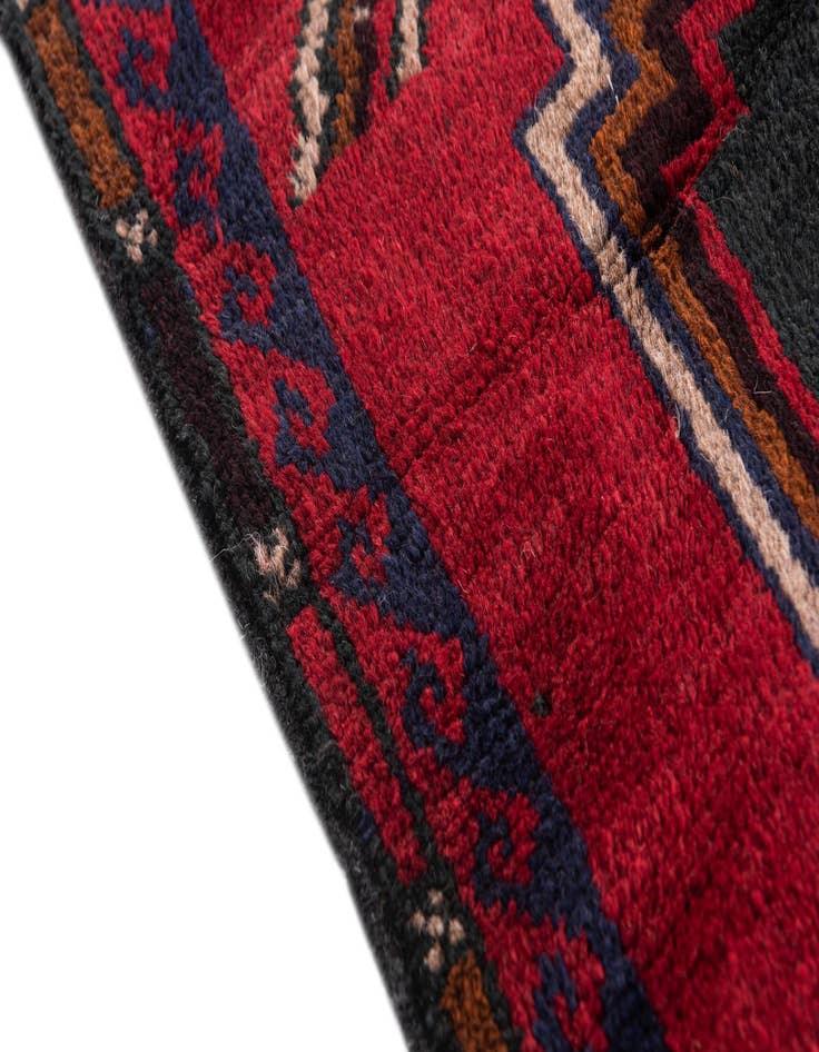 Detail image of 3' x 4' 5 Hand Knotted Balouch Persian Wool Rug