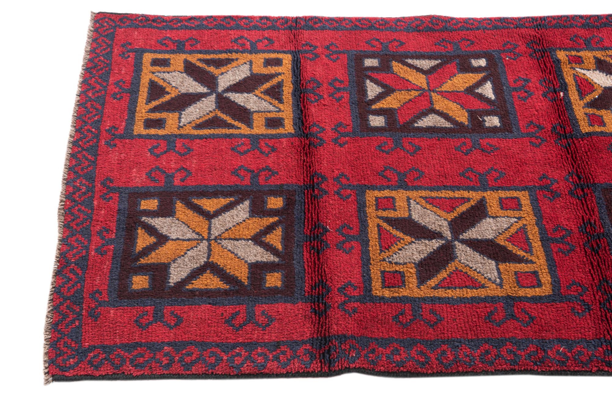 2' 10 x 4' 9 Hand Knotted Balouch Persian Wool Rug
