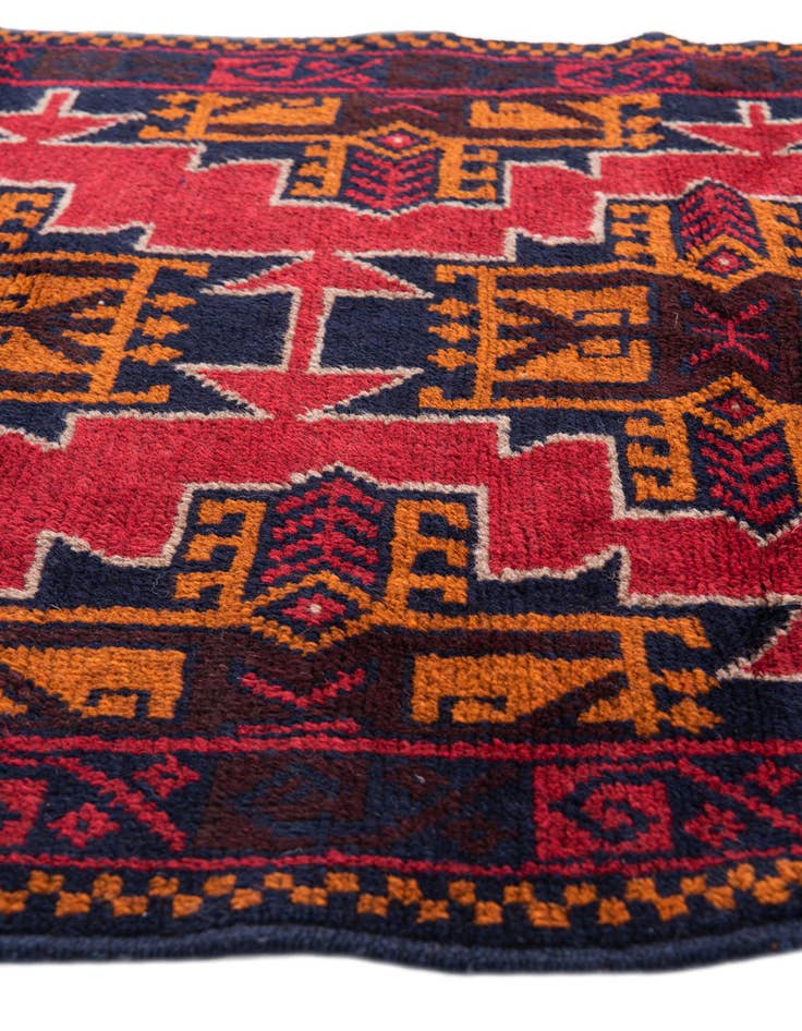 Detail image of 2' 9 x 4' 7  Hand Knotted Balouch Persian Wool Rug