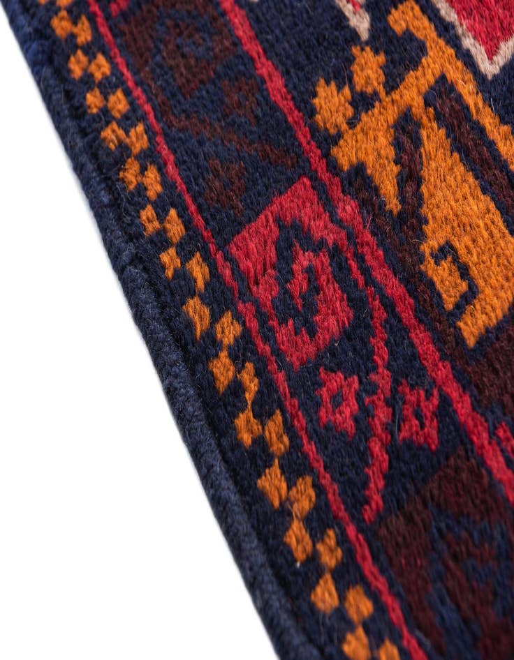 Detail image of 2' 9 x 4' 7  Hand Knotted Balouch Persian Wool Rug