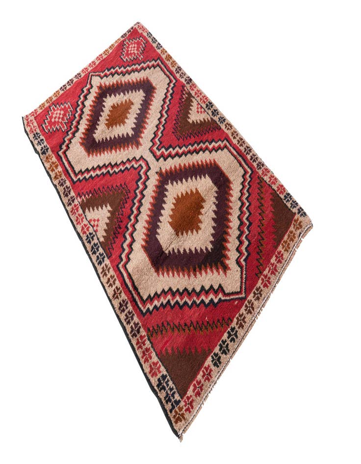 Detail image of 2' 10 x 4' 10 Hand Knotted Balouch Persian Wool Rug