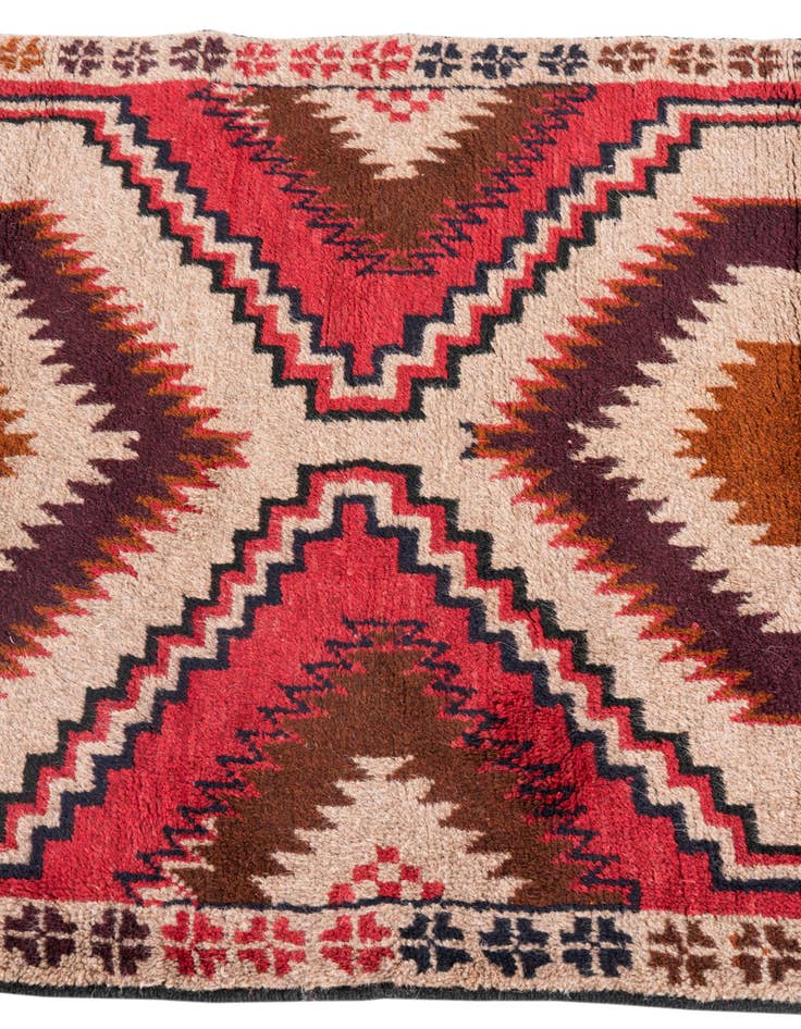 Detail image of 2' 10 x 4' 10 Hand Knotted Balouch Persian Wool Rug