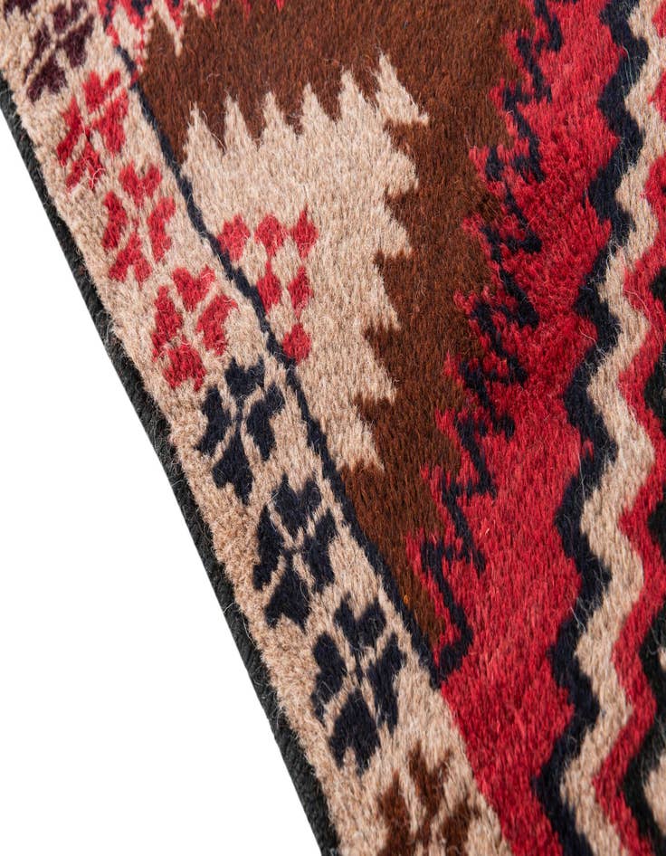 Detail image of 2' 10 x 4' 10 Hand Knotted Balouch Persian Wool Rug