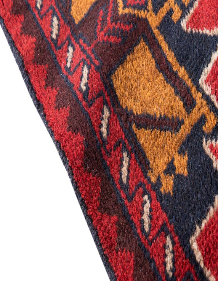 Detail image of 3' x 4' 6 Hand Knotted Balouch Persian Wool Rug