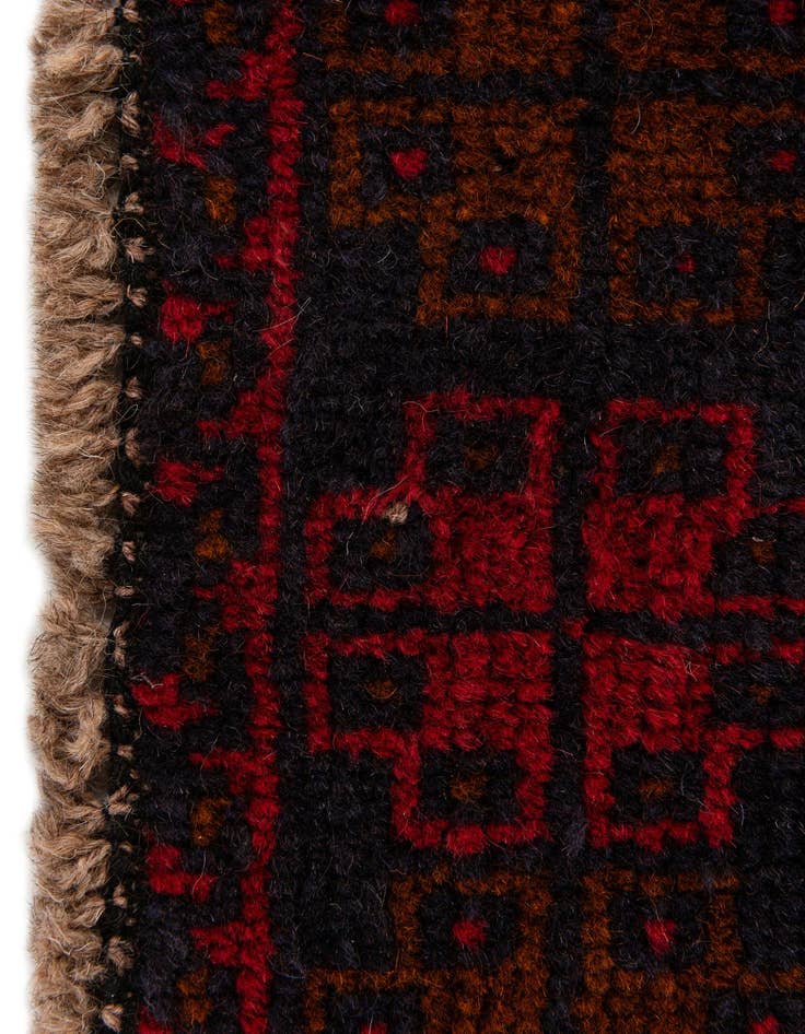 Detail image of 2' 9 x 4' 7 Hand Knotted Balouch Persian Wool Rug