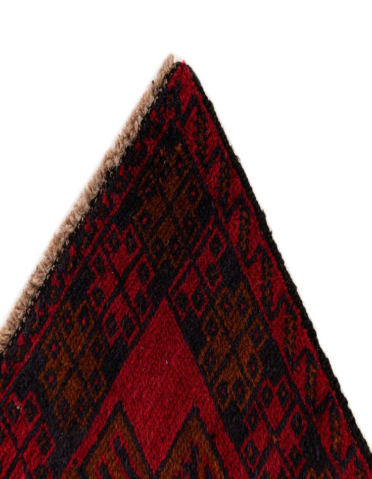 Detail image of 2' 9 x 4' 7 Hand Knotted Balouch Persian Wool Rug