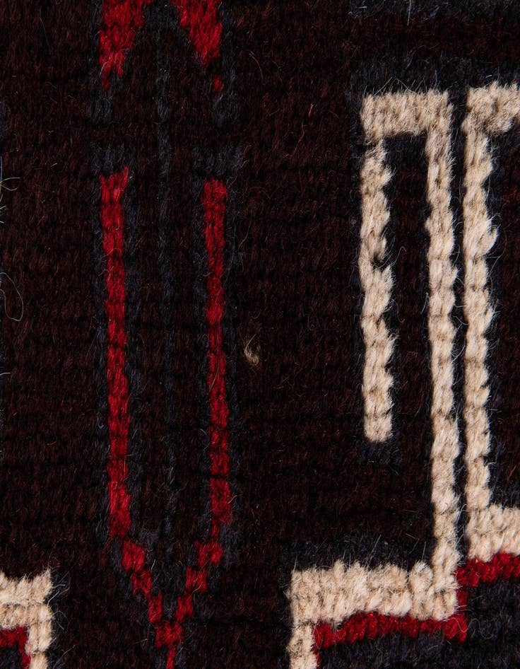 Detail image of 2' 9 x 4' 7 Hand Knotted Balouch Persian Wool Rug