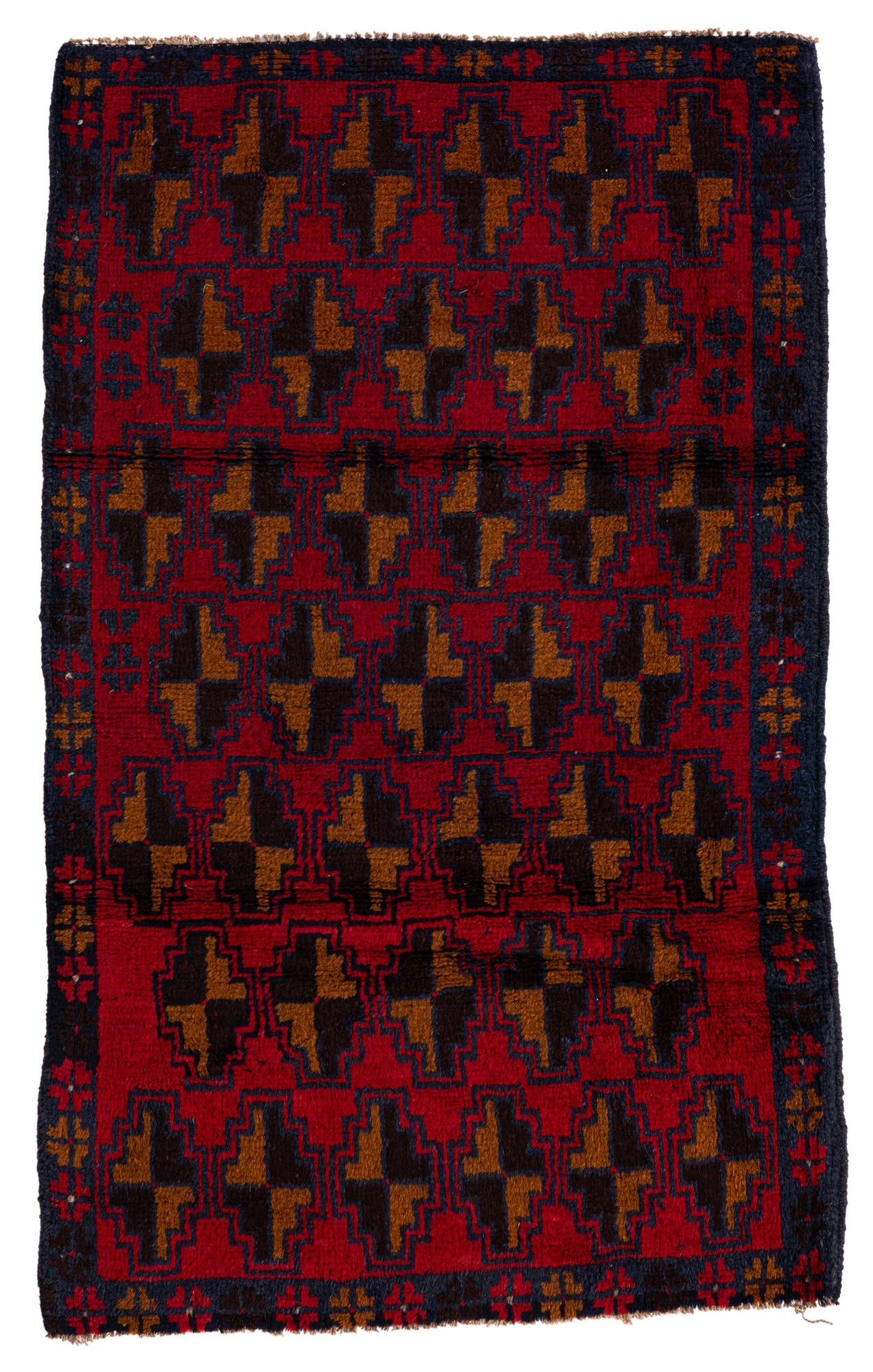 2' 10 x 4' 8 Hand Knotted Balouch Persian Wool Rug