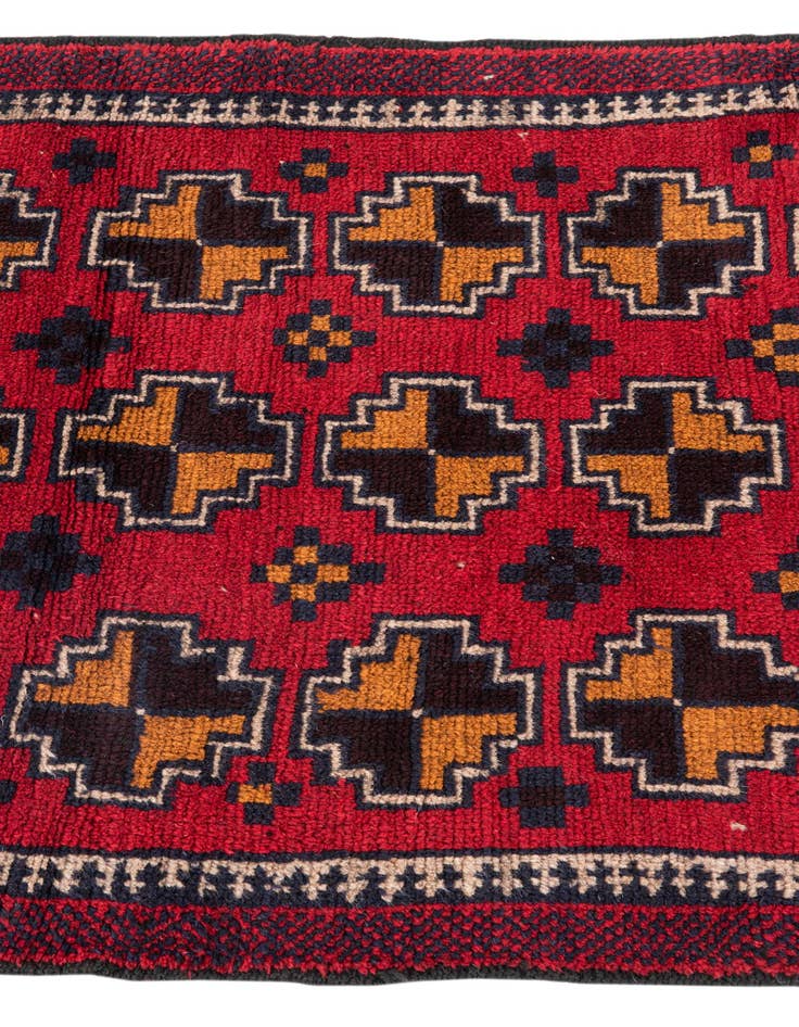 Detail image of 2' 10 x 4' 5  Hand Knotted Balouch Persian Wool Rug
