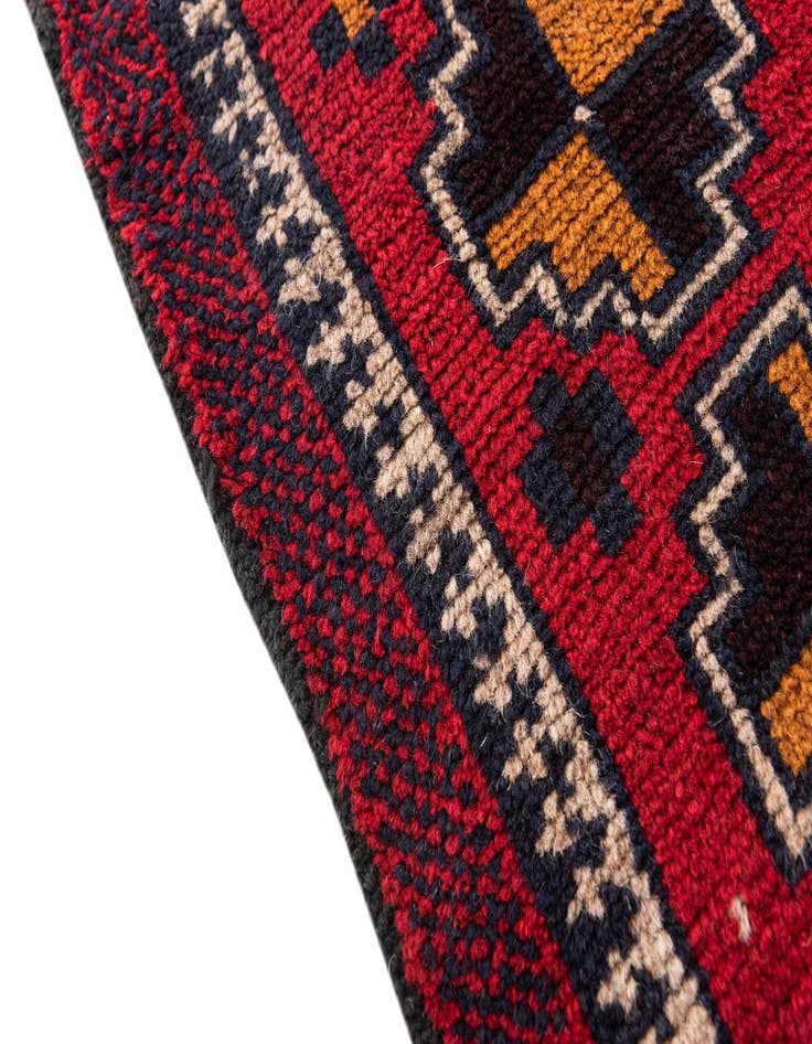 Detail image of 2' 10 x 4' 5  Hand Knotted Balouch Persian Wool Rug