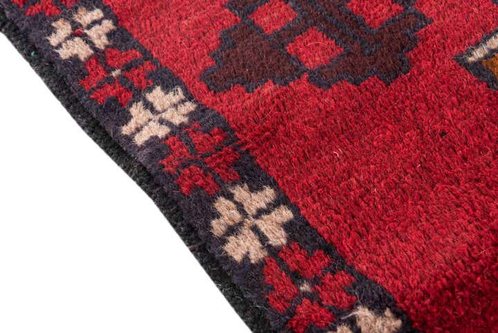 2' 10 x 4' 10 Hand Knotted Balouch Persian Wool Rug