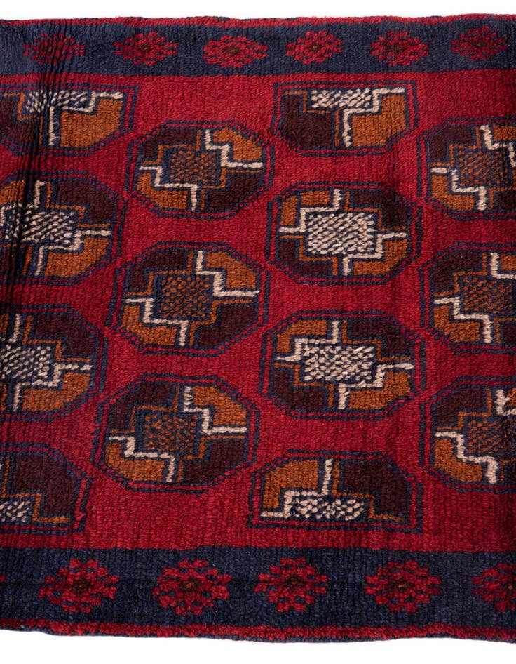 Detail image of 2' 9 x 4' 7  Hand Knotted Balouch Persian Wool Rug