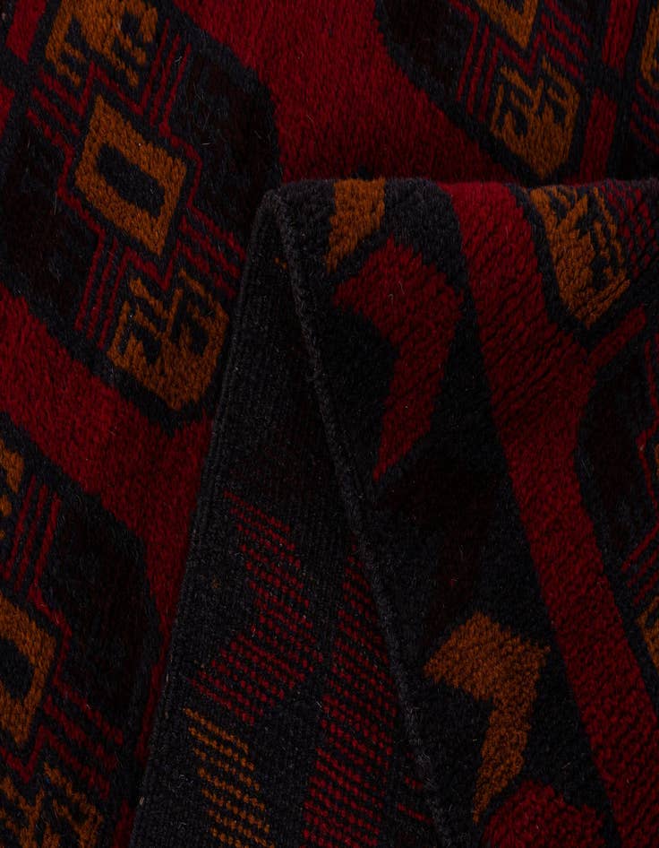 Detail image of 2' 9 x 4' 8  Hand Knotted Balouch Persian Wool Rug