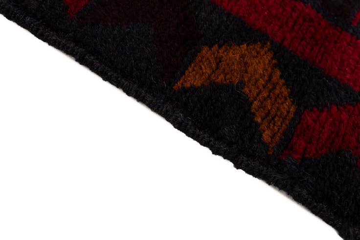 Detail image of 2' 9 x 4' 8 Hand Knotted Balouch Persian Wool Rug