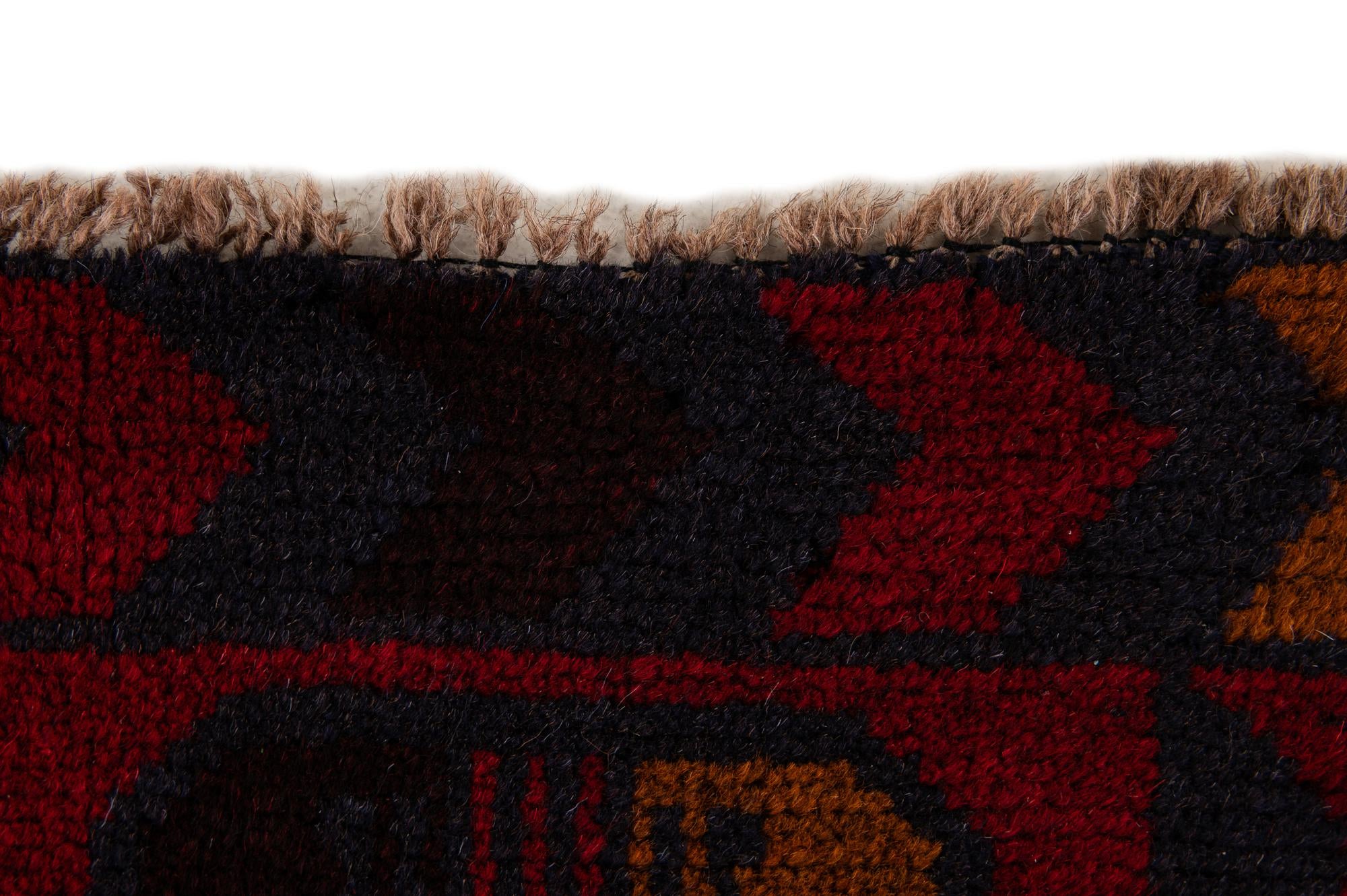 2' 9 x 4' 8 Hand Knotted Balouch Persian Wool Rug
