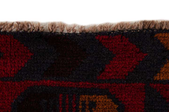 2' 9 x 4' 8 Hand Knotted Balouch Persian Wool Rug