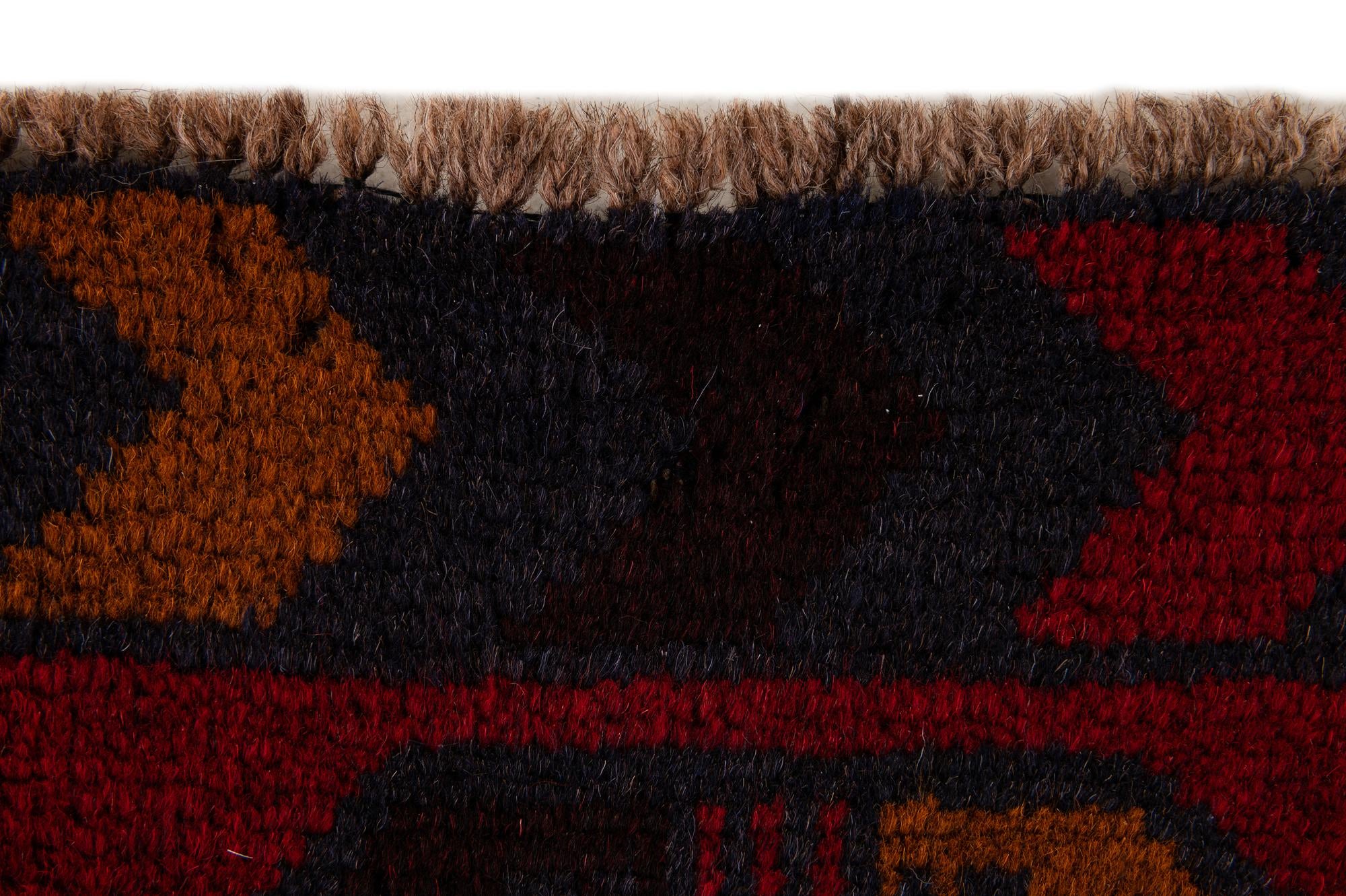 2' 9 x 4' 8 Hand Knotted Balouch Persian Wool Rug