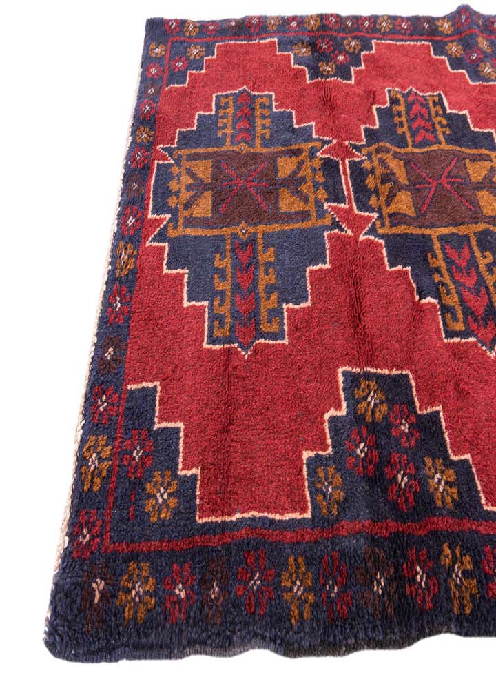 3' x 4' 5 Hand Knotted Balouch Persian Wool Rug