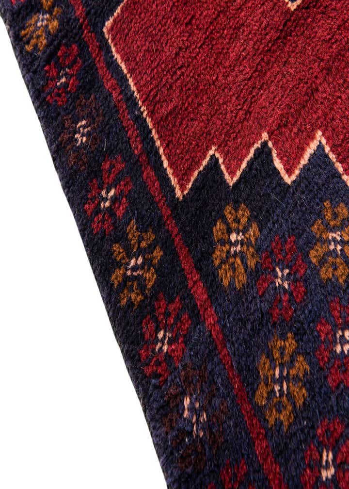 3' x 4' 5 Hand Knotted Balouch Persian Wool Rug