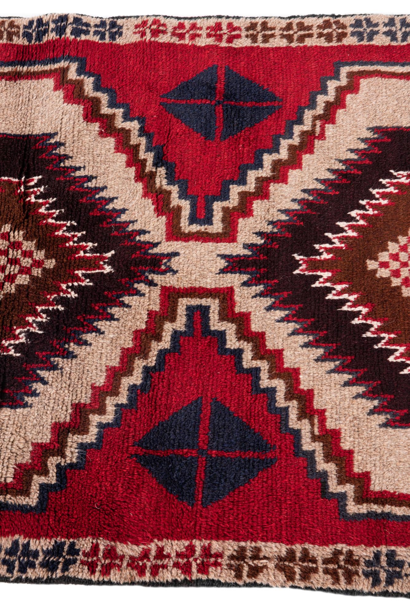 2' 10 x 4' 8 Hand Knotted Balouch Persian Wool Rug