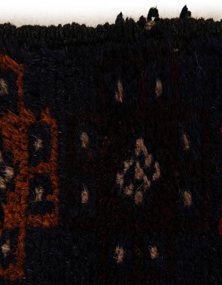 Detail image of 2' 10 x 4' 9 Hand Knotted Balouch Persian Wool Rug