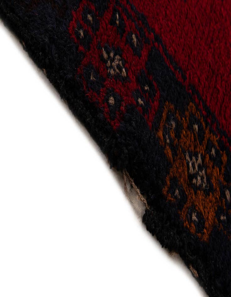 Detail image of 2' 10 x 4' 9 Hand Knotted Balouch Persian Wool Rug