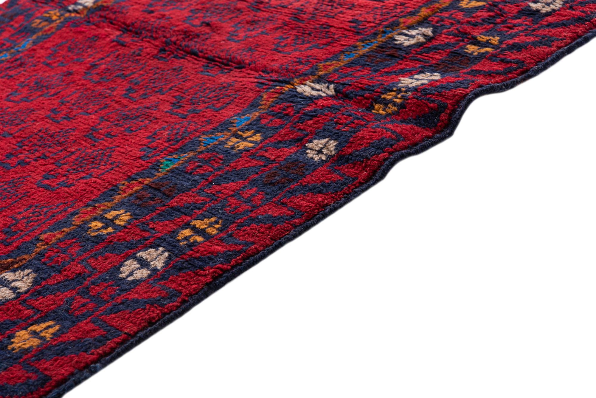 85cm x 140cm anudado a mano Balouch Alfombra Persa Lana